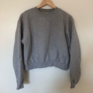 Aritzia Cozy Fleece Perfect Shrunken Sweater